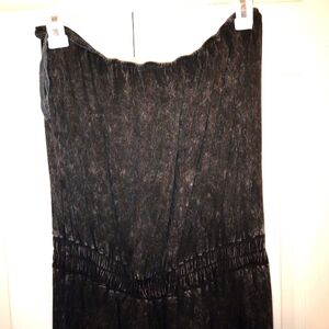 Strapless maxi dress